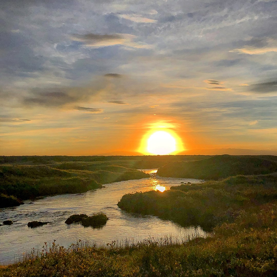 Rétt fyrir sólarupprás - mynd
