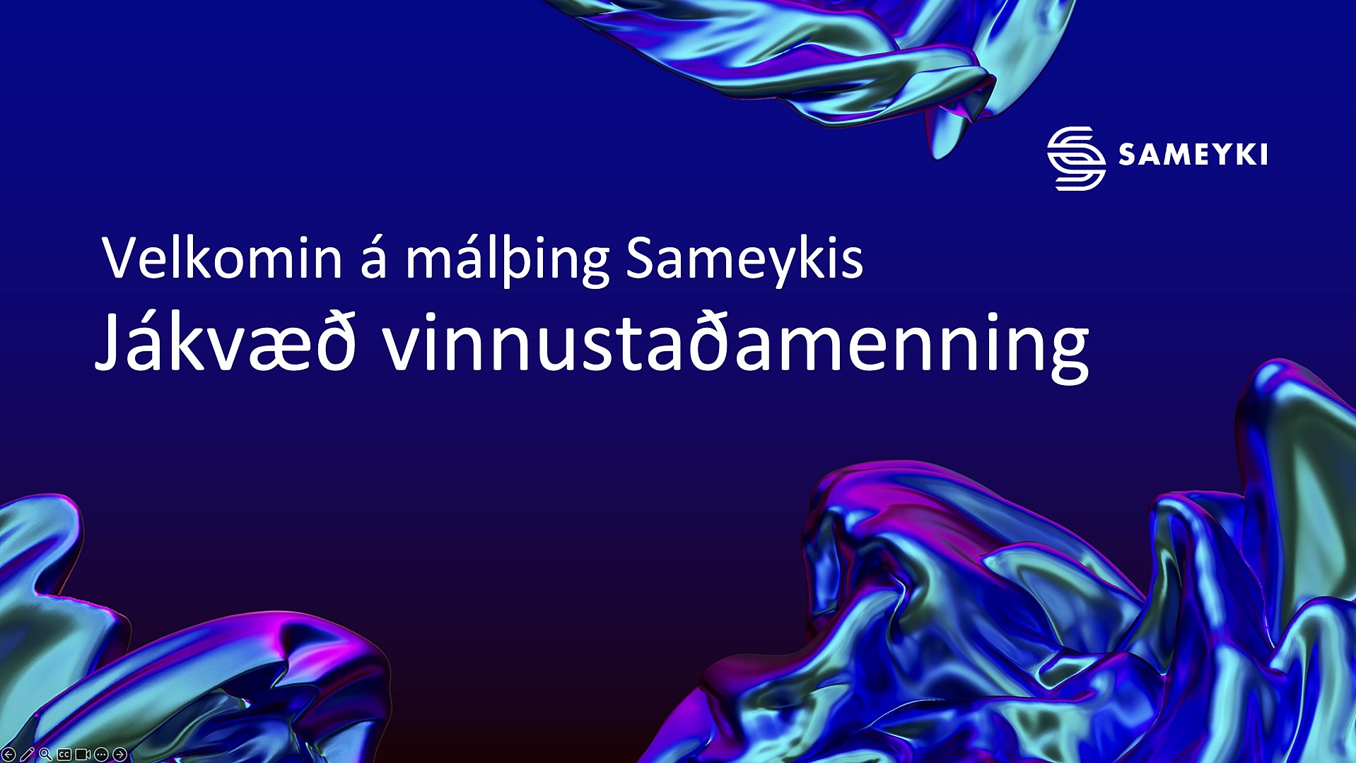 Málþing Sameykis: Jákvæð vinnustaðamenning - mynd
