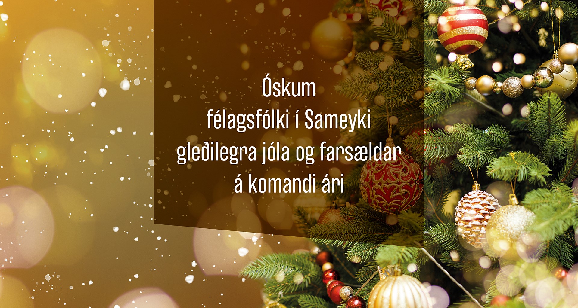 Opnunartímar á skrifstofu Sameykis um jól og áramót - mynd