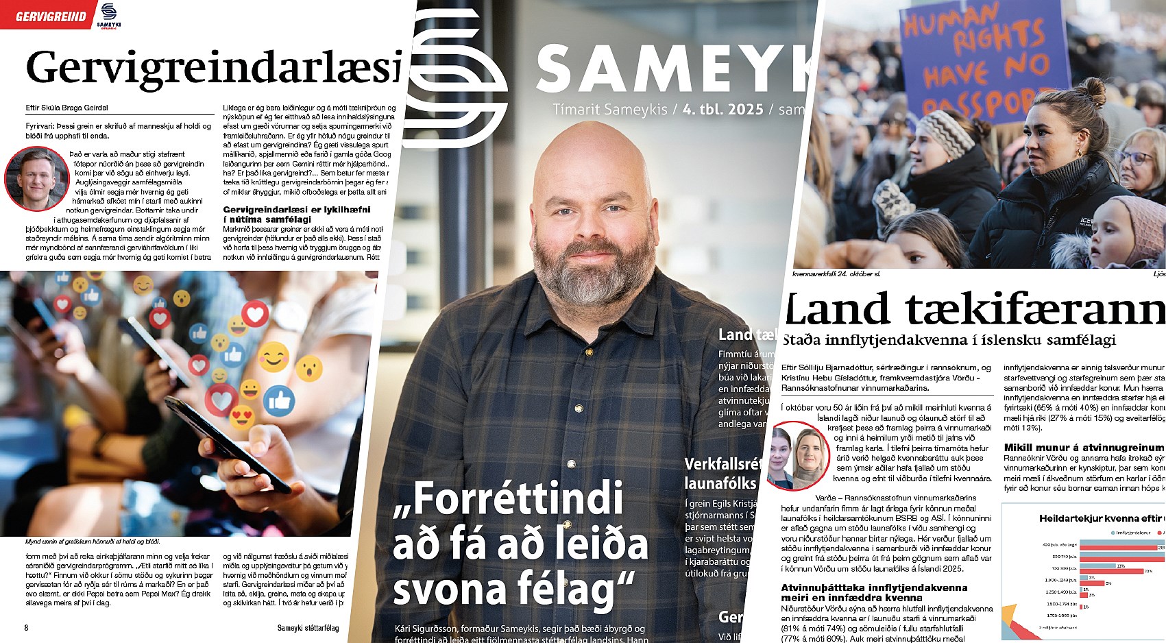Tímarit Sameykis á leið til félagsfólks - mynd