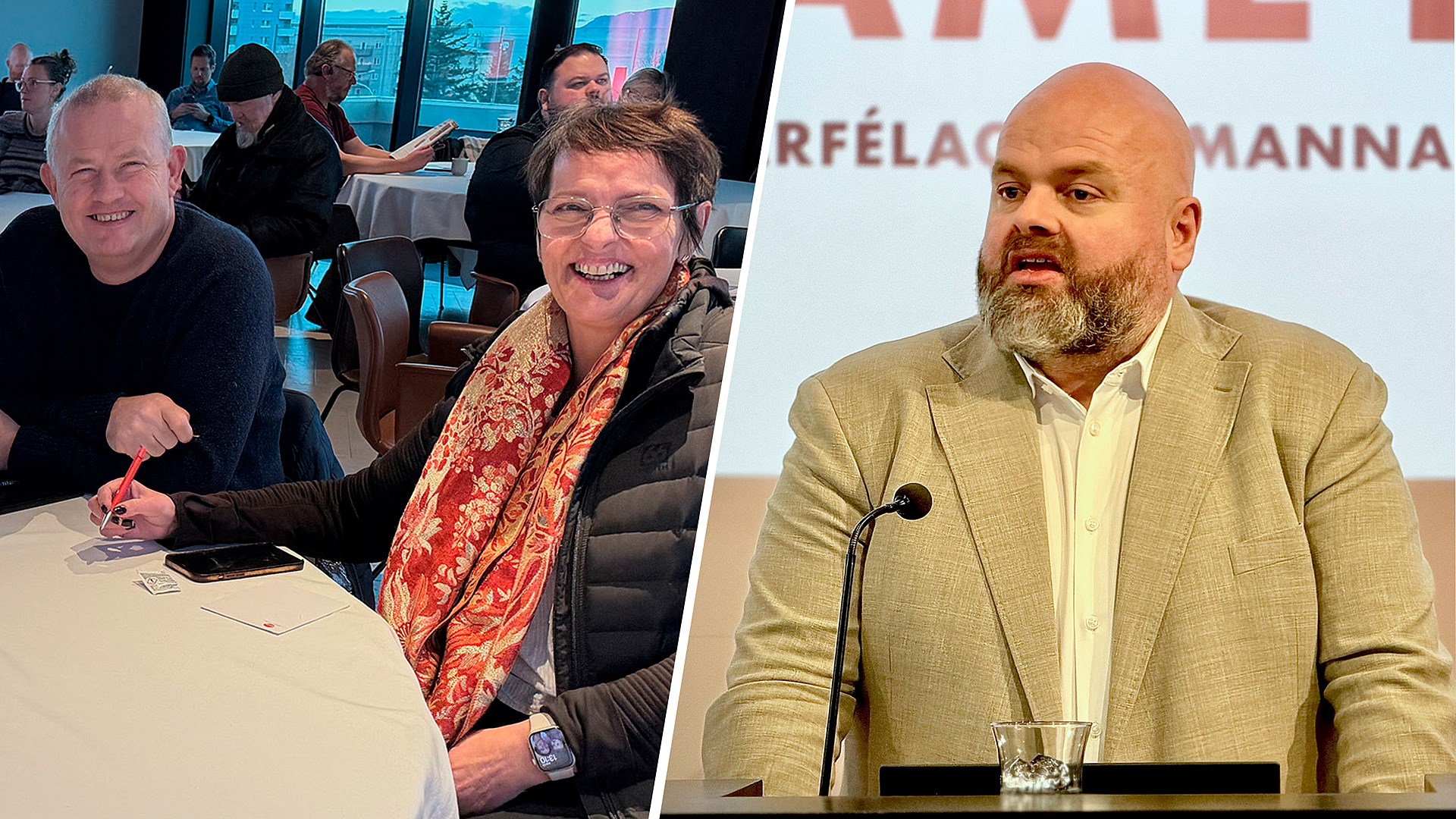 Lagabreytingar ræddar trúnaðarmannaráðsfundi Sameykis - mynd