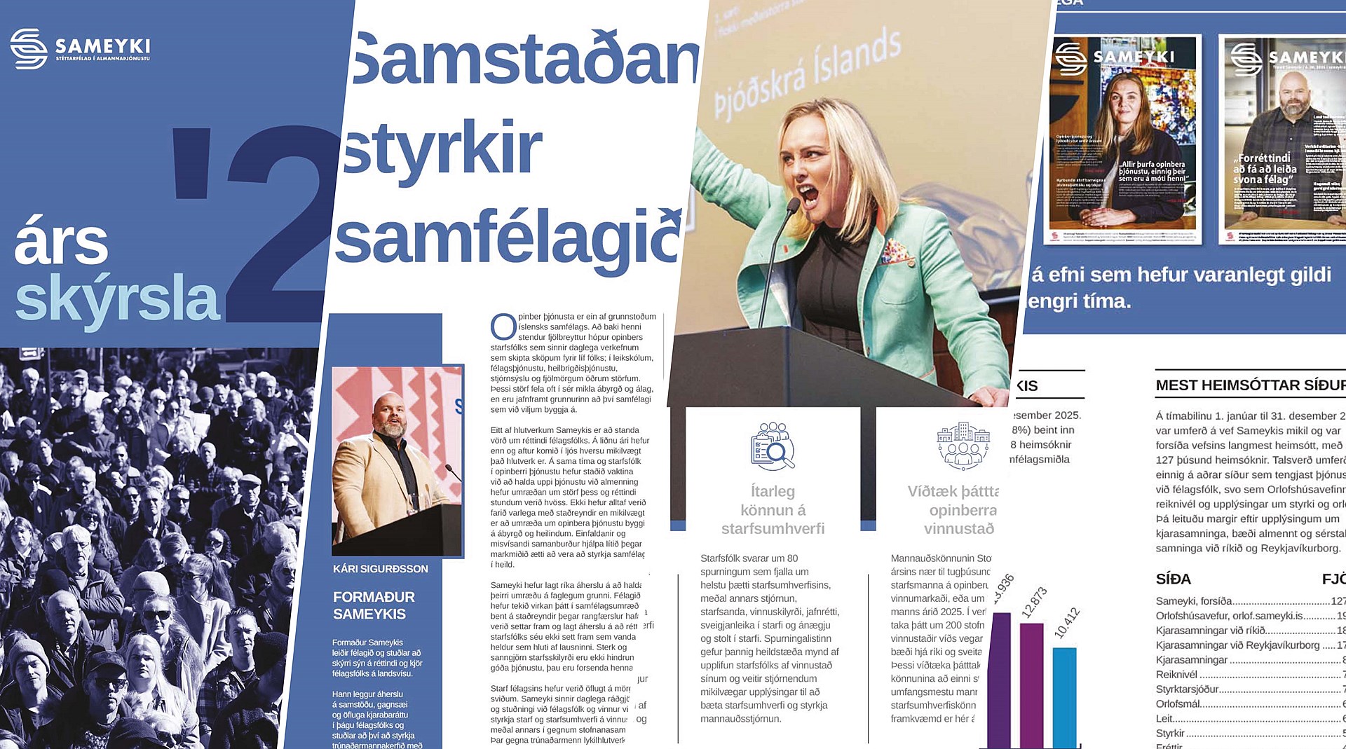 Ársskýrsla Sameykis komin á vefinn - mynd