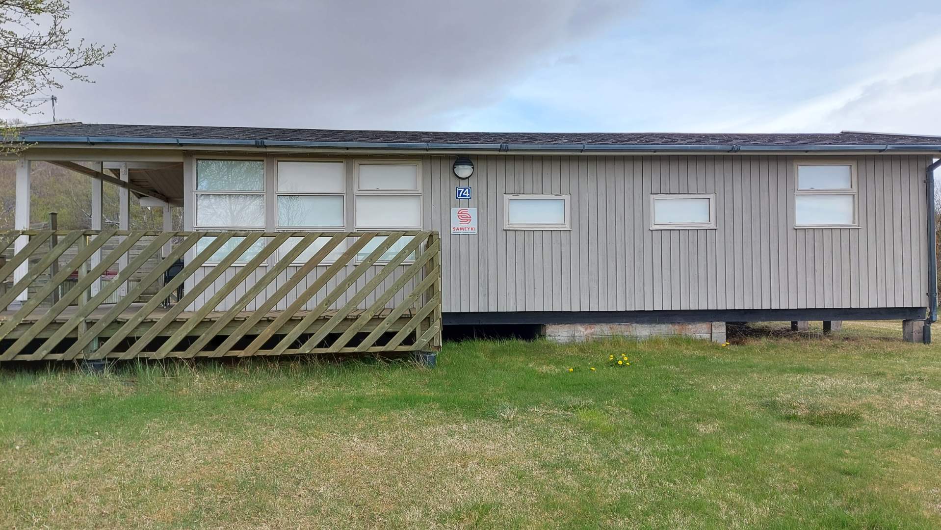  Nýtt / Gamalt hús í Munaðarnesi   - mynd